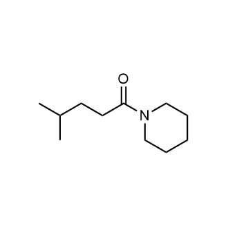 4-甲基-1-(哌啶-1-基)戊烷-1-酮 结构式