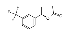 Benzenemethanol, α-methyl-3-(trifluoromethyl)-, 1-acetate, (αR)- 结构式