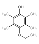 4-乙氧基-2,3,5,6-四甲基苯酚 结构式