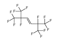 3-Hexene, 1,1,1,2,5,6,6,6-octafluoro-2,5-bis(trifluoromethyl)-, (E)- 结构式