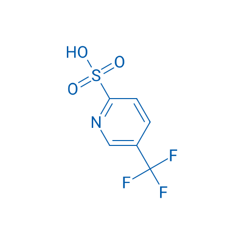 5-(三氟甲基)吡啶-2-磺酸 结构式