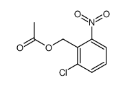 2-氯-6-硝基苯甲醇乙酸酯 结构式