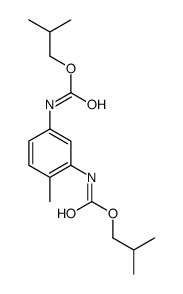 (4-Methyl-1,3-phenylene)bis(carbamic acid)bis(2-methylpropyl) ester 结构式
