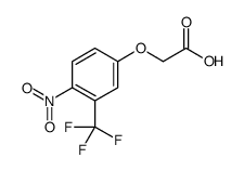 (4-硝基-3-三氟甲基苯氧基)乙酸 结构式