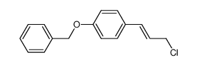 1-[(1E)-3-氯-1-丙烯-1-基]-4-(苯基甲氧基)苯 结构式