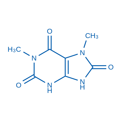 1,7-二甲基尿酸 结构式