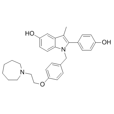 苯卓昔芬 结构式