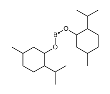 Boronic acid, bis[5-methyl-2-(1-methylethyl)cyclohexyl] ester 结构式