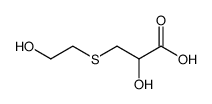 2-羟基-3-[(2-羟乙基)硫代]丙酸 结构式