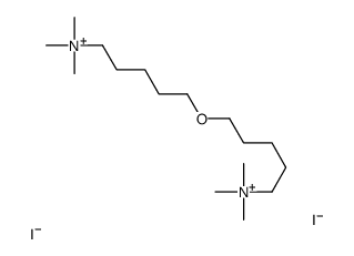 trimethyl-[5-(5-trimethylammoniopentoxy)pentyl]azanium diiodide 结构式