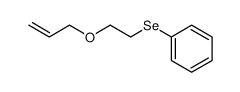 Benzene, [[2-(2-propen-1-yloxy)ethyl]seleno]- 结构式