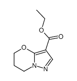 6,7-二氢-5H-吡唑并[5,1-B][1,3]噁嗪-3-羧酸乙酯 结构式