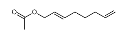 (2E)-2,7-Octadiene-1-ol acetate 结构式