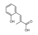 (2E)-3-(2-羟基苯基)-2-甲基-2-丙烯酸 结构式