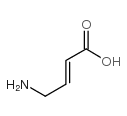 (E)-4-氨基-2-丁烯酸 结构式
