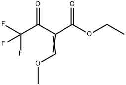 4,4,4-三氟-2-(甲氧基亚甲基)-3-氧代丁酸乙酯 结构式