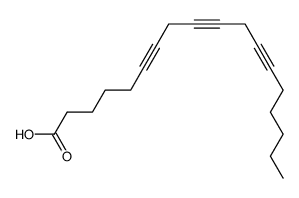 6,9,12-Octadecatriynoic acid 结构式