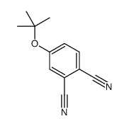 4-叔丁氧基邻苯二甲腈 结构式