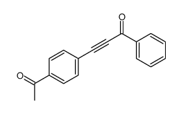 2-Propyn-1-one, 3-(4-acetylphenyl)-1-phenyl- 结构式