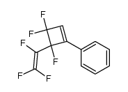 Benzene, [3,3,4-trifluoro-4-(1,2,2-trifluoroethenyl)-1-cyclobuten-1-yl]- 结构式