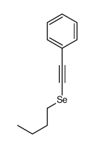 Benzene, [2-(butylseleno)ethynyl]- 结构式