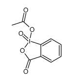 1,2-Benziodoxol-3(1H)-one, 1-(acetyloxy)-, 1-oxide 结构式