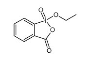 1-乙氧基-1,2-苯并碘氧杂环戊-3(1H)-酮 1-氧化物 结构式