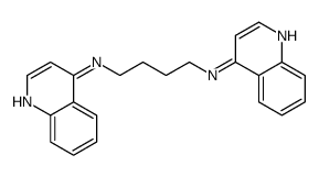 N,N'-二(喹啉-4-基)-1,4-丁二胺 结构式