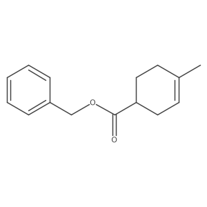 3-Cyclohexene-1-carboxylic acid, 4-methyl-, phenylmethyl ester, (1R)- 结构式