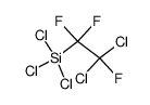 三氯(2,2-二氯-1,1,2-三氟乙基)硅烷 结构式