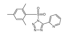 1H-Tetrazole, 5-(2-pyridinyl)-1-[(2,4,6-trimethylphenyl)sulfonyl]- 结构式