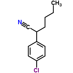 2-(4-氯苯基)己腈 结构式