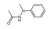 Acetic acid, 2-methyl-2-phenylhydrazide 结构式