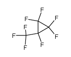 1,1,2,2,3-五氟-3-(三氟甲基)环丙烷 结构式