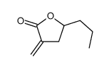 二氢-3-亚甲基-5-丙基-2(3H)-呋喃酮 结构式