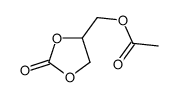1,3-Dioxolan-2-one, 4-[(acetyloxy)methyl]- 结构式