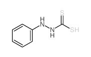 2-苯基肼二硫代甲酸 结构式