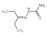 3-Pentanone semicarbazone 结构式