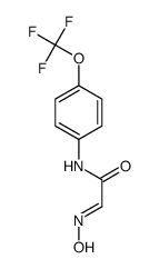 Acetamide, 2-(hydroxyimino)-N-[4-(trifluoromethoxy)phenyl]-, (2E)- 结构式