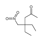 4-乙基-4-(硝甲基)-2-己酮 结构式