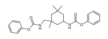 Carbamic acid, N-[[1,3,3-trimethyl-5-[(phenoxycarbonyl)amino]cyclohexyl]methyl]-, phenyl ester 结构式