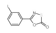 5-(3-碘苯基)-1,3,4-氧杂噻唑-2-酮 结构式