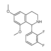 1-(2,3-二氟苯基)-6,8-二甲氧基-1,2,3,4-四氢异喹啉 结构式