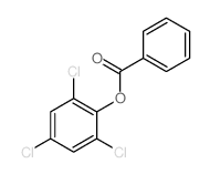 Phenol,2,4,6-trichloro-, 1-benzoate 结构式