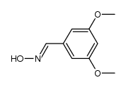 3,5-二甲氧基苯甲醛肟 结构式
