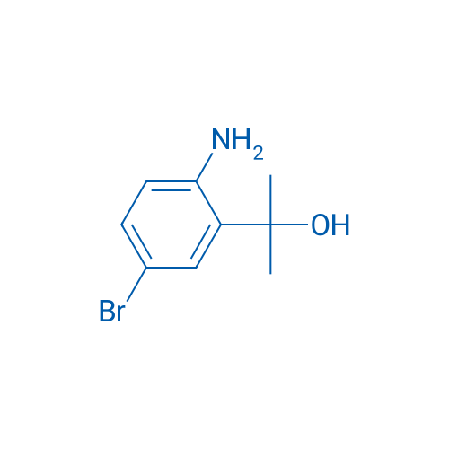 2-(2-氨基-5-溴苯基)丙-2-醇 结构式