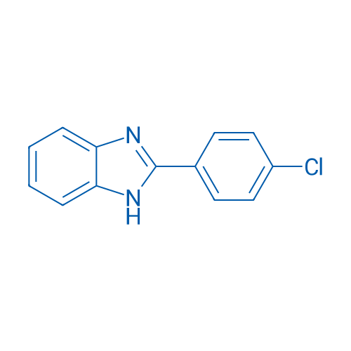 2-(4-氯苯基)-1H-苯并[d]咪唑 结构式