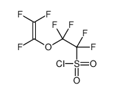 Ethanesulfonyl chloride, 1,1,2,2-tetrafluoro-2-[(1,2,2-trifluoroethenyl)oxy]- 结构式