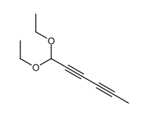 1,1-二乙氧基-2,4-己二炔 结构式