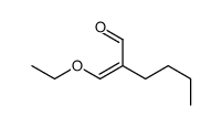 Hexanal, 2-(ethoxymethylene)- 结构式